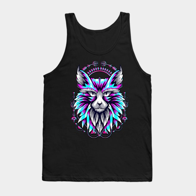 cat cute Tank Top by SHINIGAMII